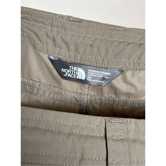 The North Face Horizon II convertible hiking pants khaki beige nylon UPF30 sz wo - Picture 8 of 10